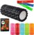 Foam Exercise Roller Black with 3 Resistance Level Bands – Lightweight Foam Rollers for Muscles Provides Relief from Pain Fatigue Improves Tissue Recovery – Massage Roller for Gym, Yoga Pilates
